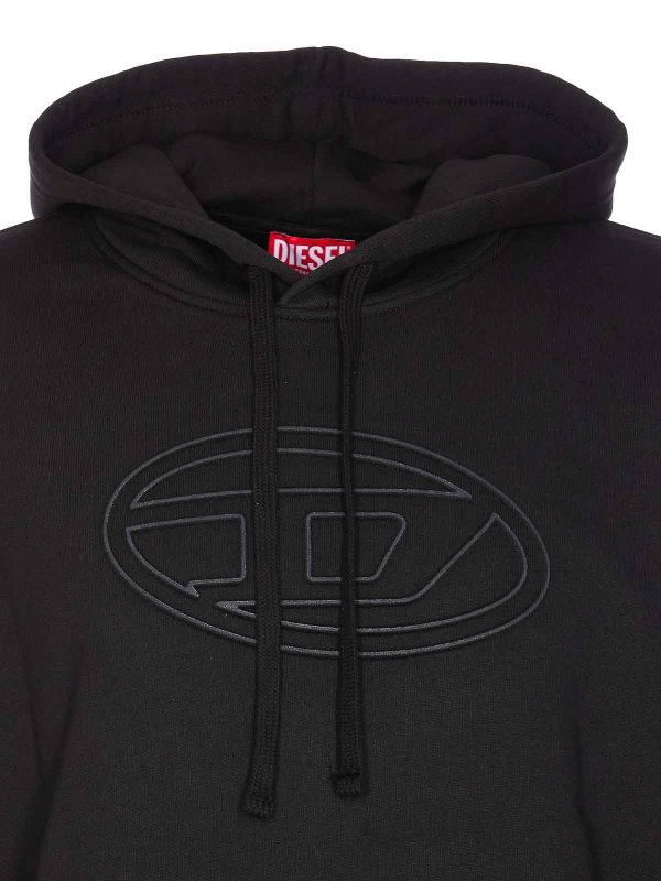 スウェットシャツ/セーター - 黒 shop online: DIESEL