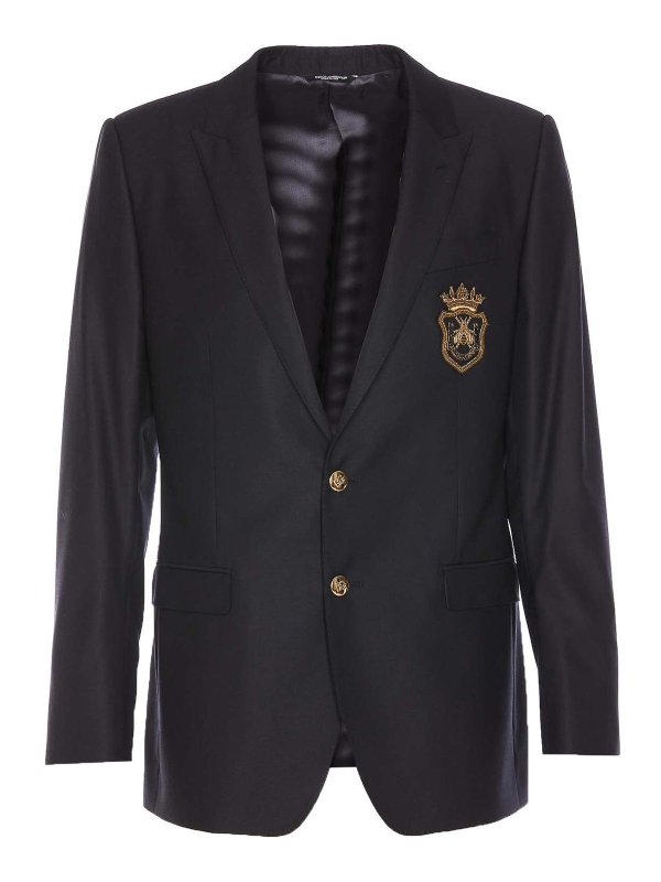 DOLCE & GABBANA: casual jackets - Patch Martini Jacket