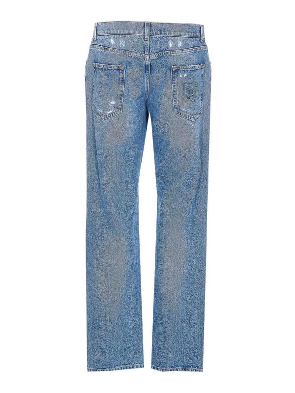 DOLCE & GABBANA: Jeans boot-cut online - Jeans Boot-Cut - Azul