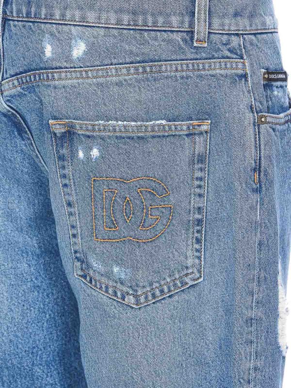 The Best Shops DOLCE & GABBANA: Jeans boot-cut - Jeans Boot-Cut - Azul