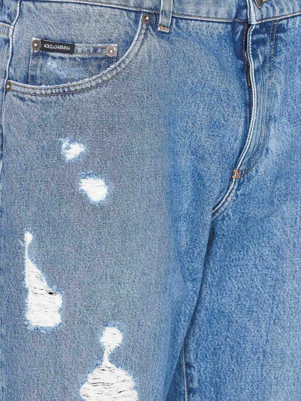 Jeans Boot-Cut - Azul shop online: DOLCE & GABBANA