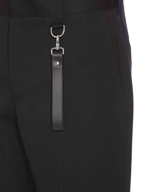 The Best Shops LANVIN: Trousers Shorts - Straight Fit Pants