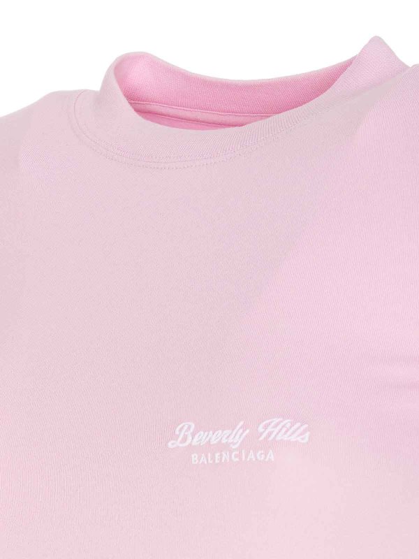 The Best Shops BALENCIAGA: T-shirts - T-Shirt - Nude