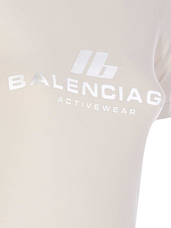 The Best Shops BALENCIAGA: t-shirts - Actiwear Fitted T-Shirt
