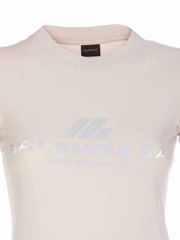 Actiwear Fitted T-Shirt shop online: BALENCIAGA