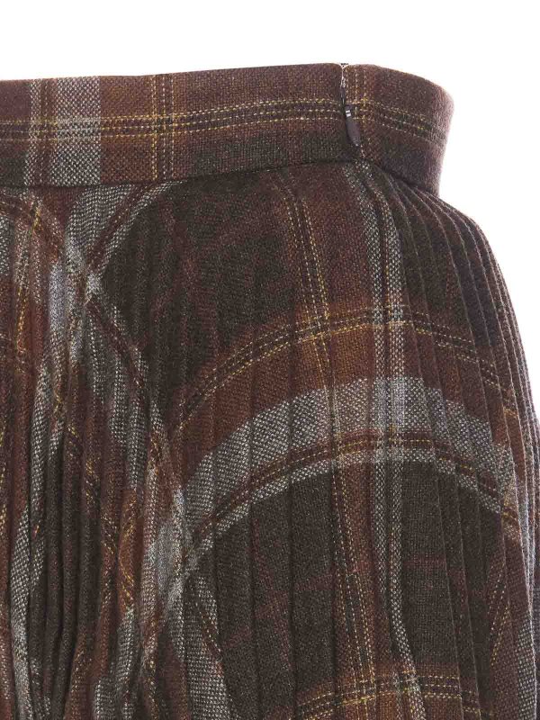 The Best Shops BALENCIAGA: ニーレングススカート＆ミディ丈 - 膝丈/ミディスカート - ブラウン