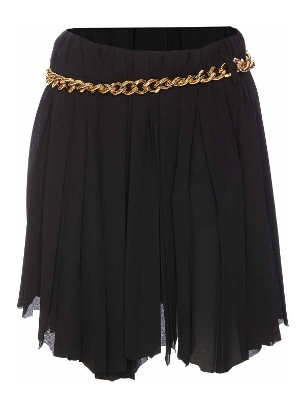 BALENCIAGA: ニーレングススカート＆ミディ丈 - 膝丈/ミディスカート - 黒