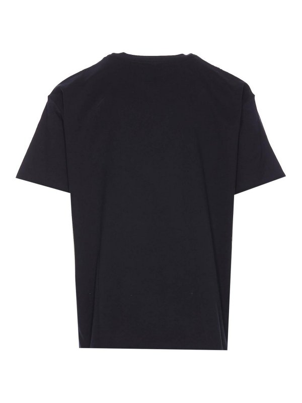 BOTTEGA VENETA: t-shirts online - Double Layer Cotton Check T-Shirt