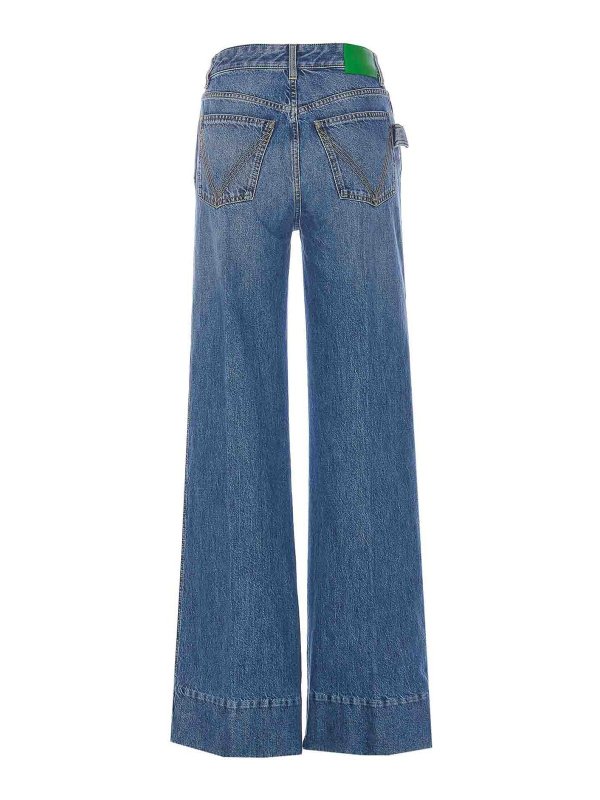 BOTTEGA VENETA: Trousers Shorts online - Wide Denim Pants