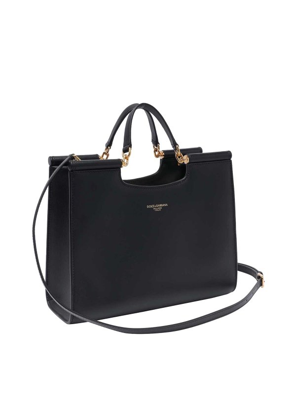 DOLCE & GABBANA: トートバッグ online - クロスボディバッグ - 黒