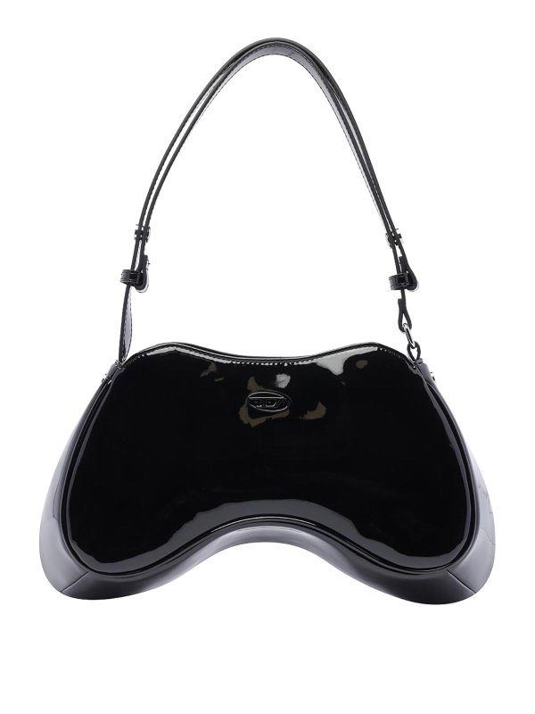 DIESEL: クロスボディバッグ - クロスボディバッグ - 黒