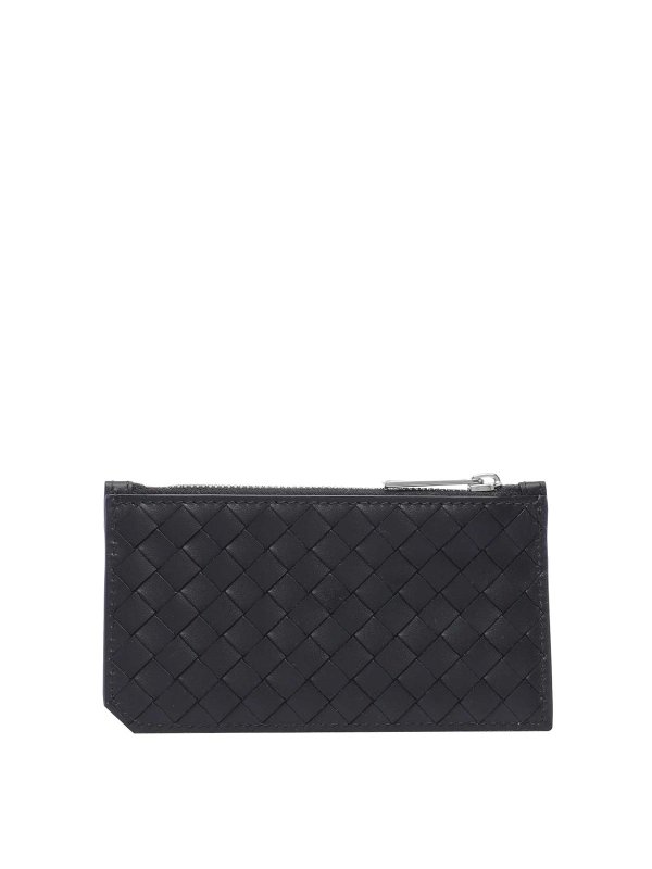 BOTTEGA VENETA: clutches - Braided Small Zipped Card Case