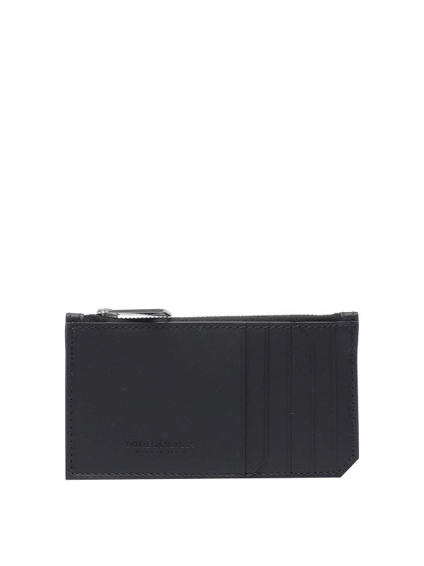 BOTTEGA VENETA: clutches online - Braided Small Zipped Card Case
