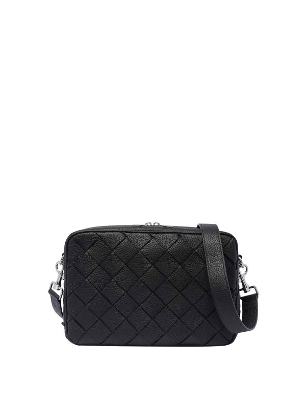 BOTTEGA VENETA: クロスボディバッグ - クロスボディバッグ - 黒