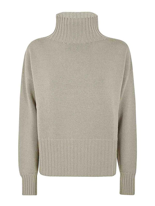 DRUMOHR: Suéteres con cuello pico - Suéter Cuello Redondo - Verde