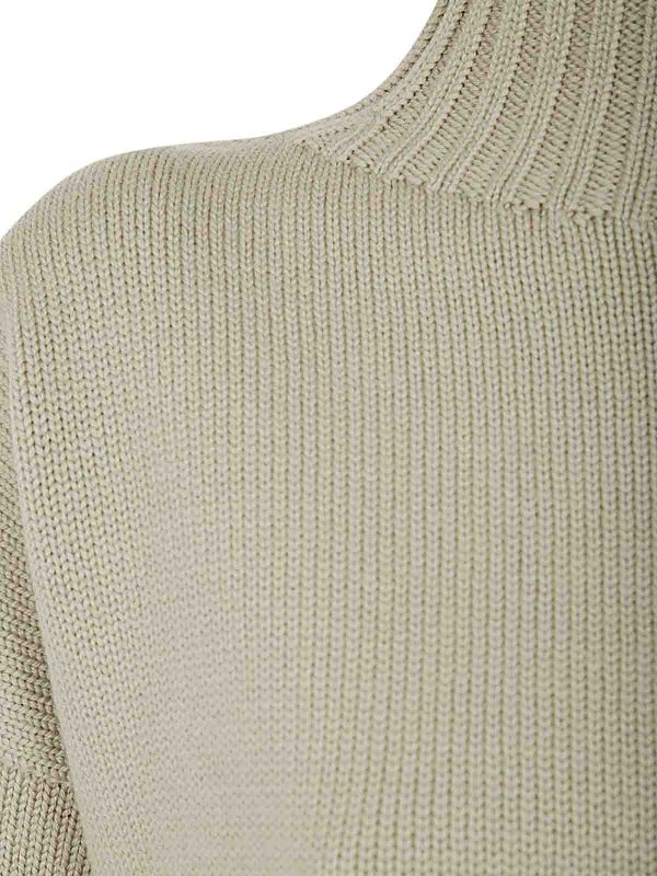 The Best Shops DRUMOHR: Suéteres con cuello pico - Suéter Cuello Redondo - Verde