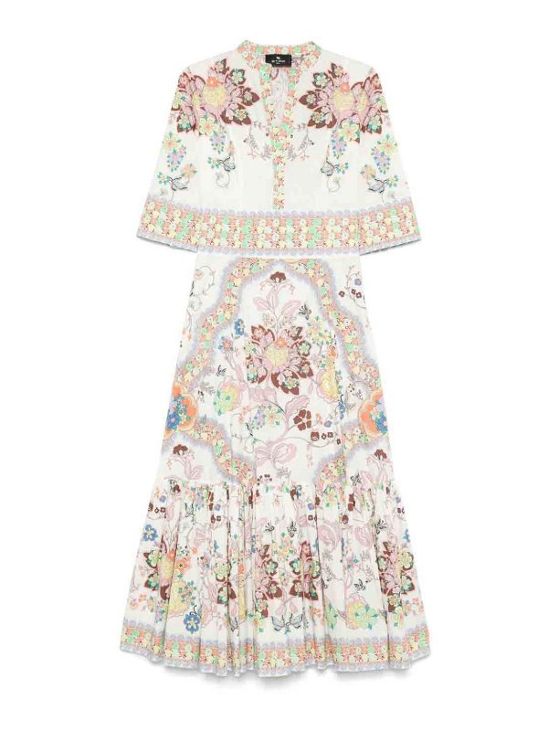 ETRO: マキシドレス - 花柄ドレス