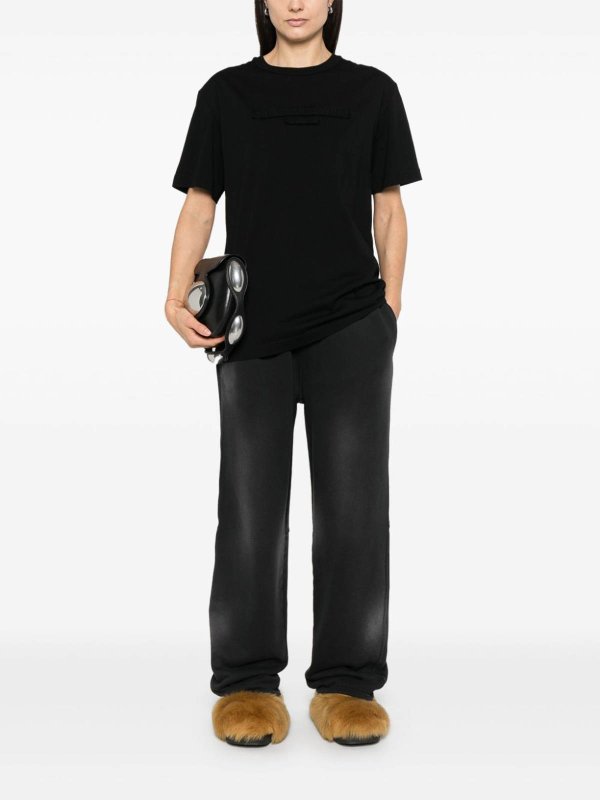 Rundhalspullover - Schwarz shop online: ALEXANDER WANG
