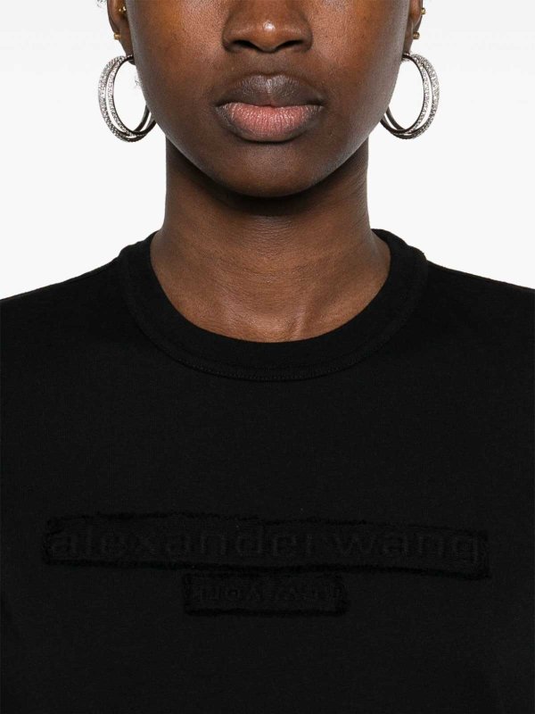 Rundhalspullover - Schwarz shop online: ALEXANDER WANG