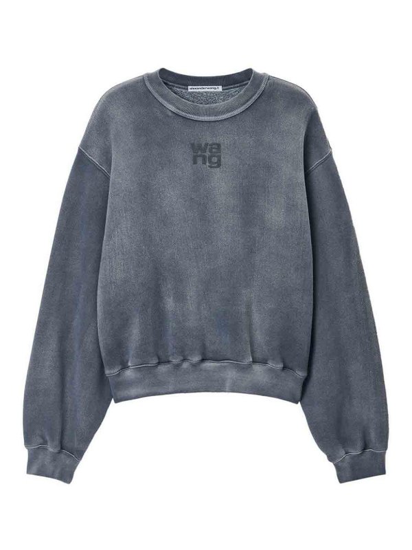 ALEXANDER WANG: クルーネック - クルーネック - グレー