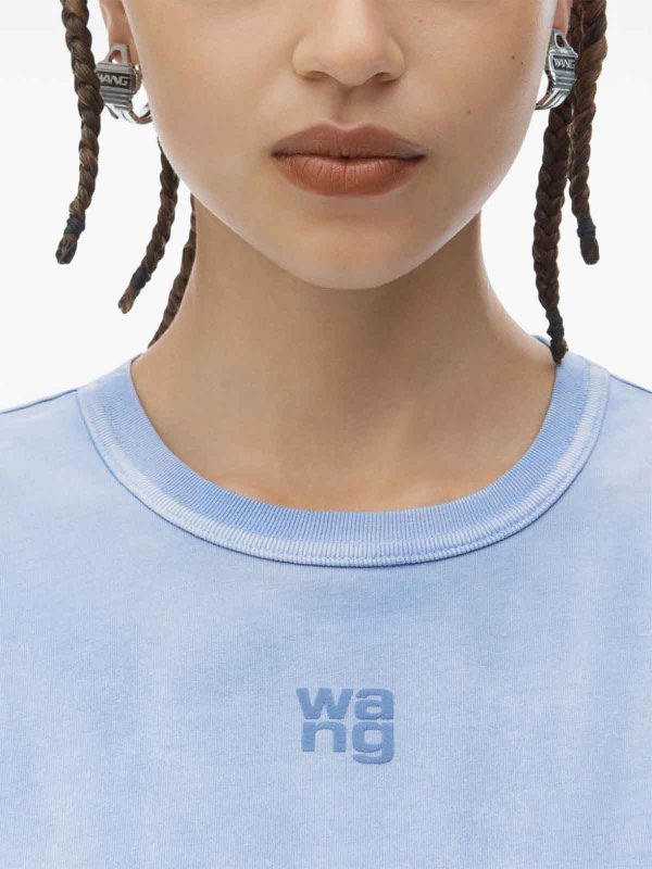 The Best Shops ALEXANDER WANG: クルーネック - クルーネック - ライトブルー
