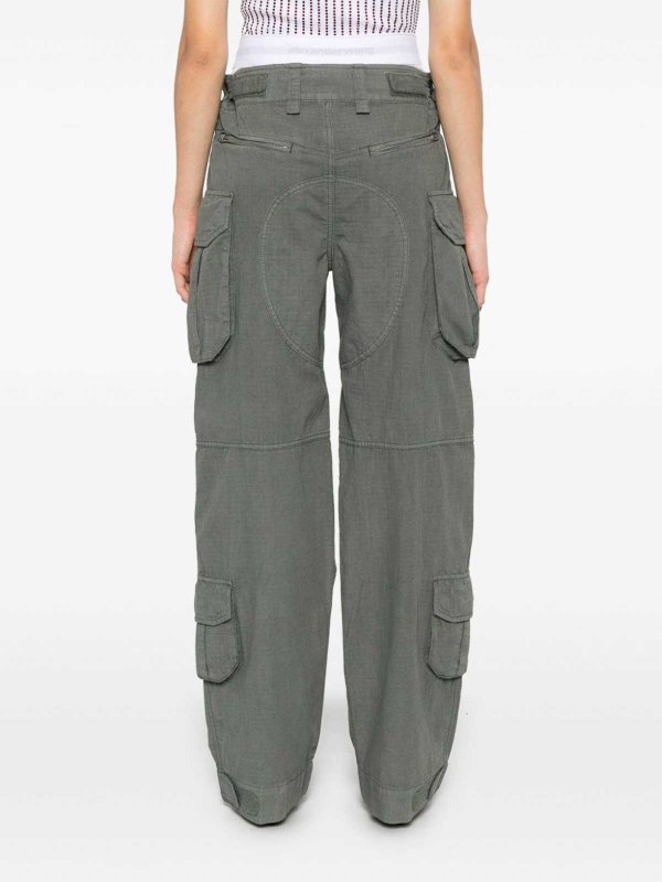 Pantalons Décontractés - Vert shop online: ALEXANDER WANG