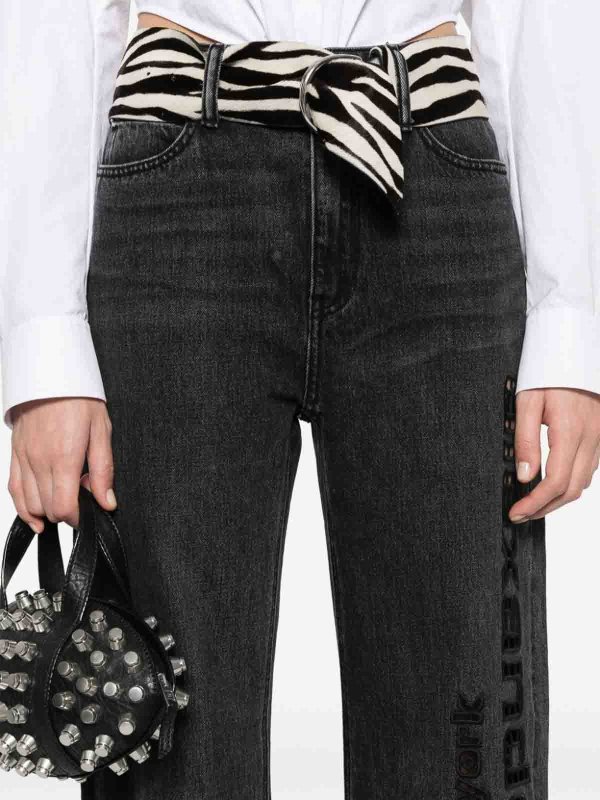 ALEXANDER WANG: straight leg jeans online - Denim pants