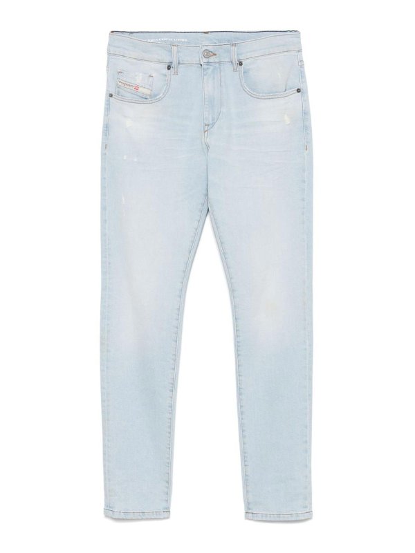 DIESEL: Jeans Rectos - Vaqueros Rectos - Azul