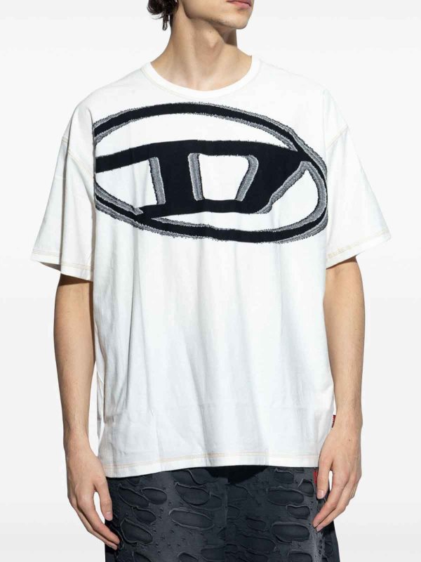 DIESEL: Camisetas online - Camiseta - Blanco