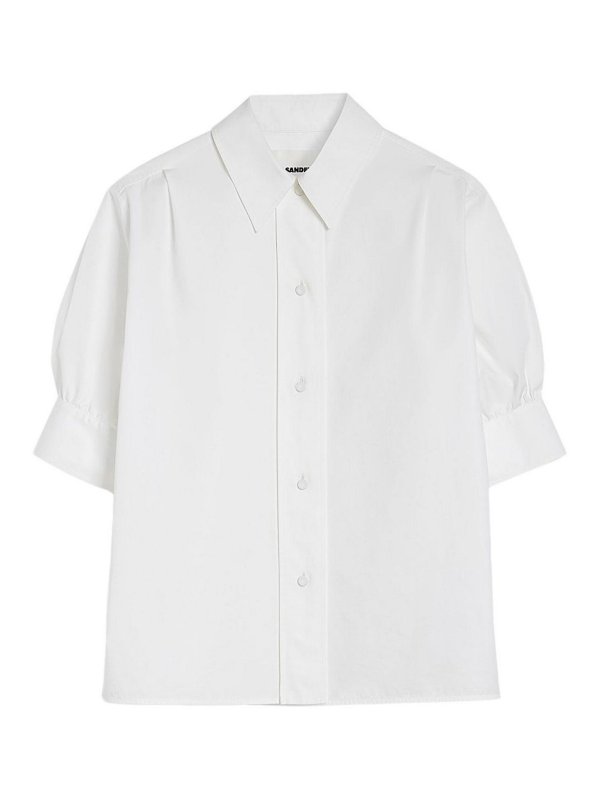 JIL SANDER: Casualjacken - Casualjacke - Weiß