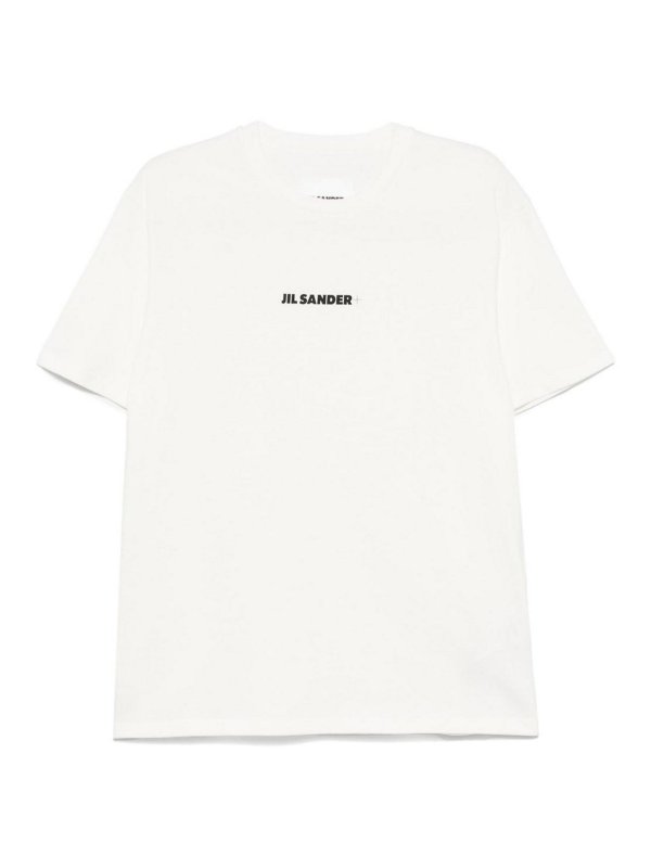 JIL SANDER: T-shirts - T-Shirt - Weiß