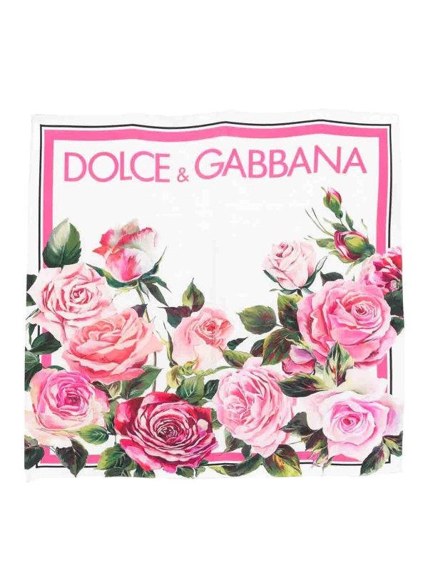 DOLCE & GABBANA: sciarpe e foulard - Sciarpa in seta