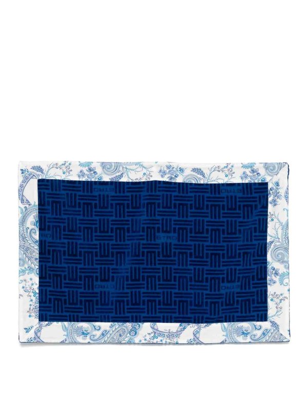 ETRO: homeware - Monogram Jacquard Bath Towel