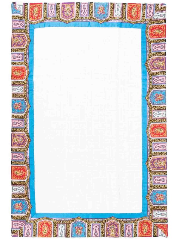 ETRO: homeware online - Monogram Jacquard Bath Towel