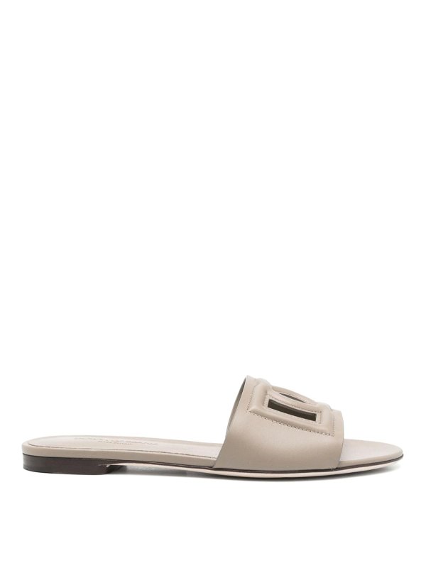 DOLCE & GABBANA: sandals - Leather sandals