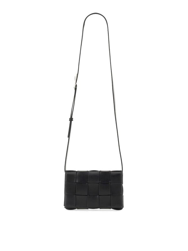 BOTTEGA VENETA: クロスボディバッグ - クロスボディバッグ - 黒