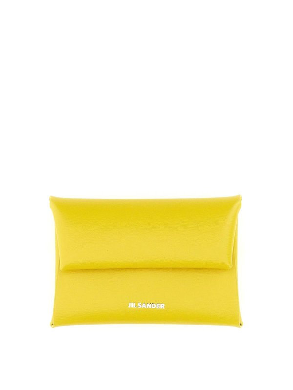 JIL SANDER: 財布＆ポーチ - 財布 - イエロー