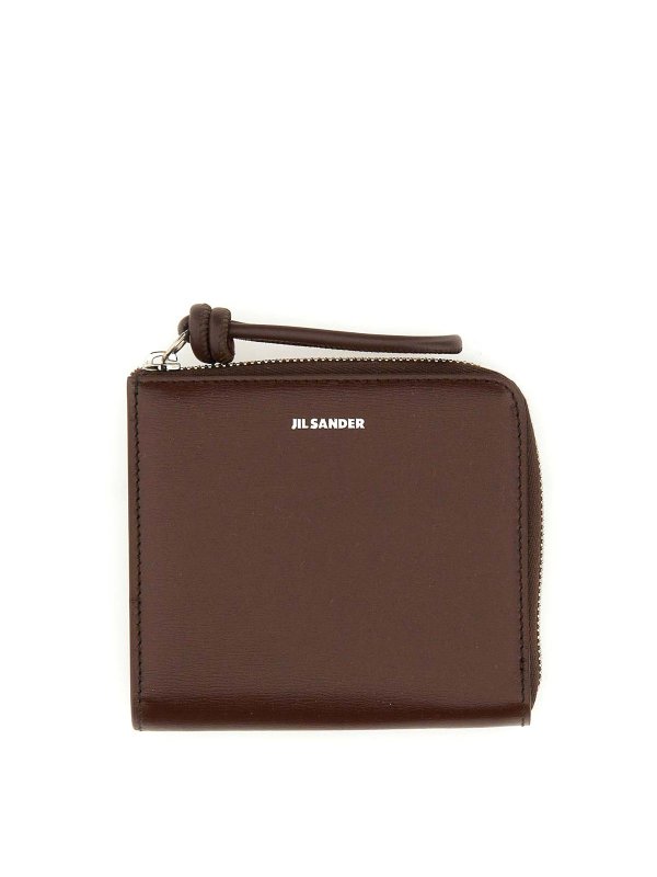 JIL SANDER: 財布＆ポーチ - 財布 - ブラウン