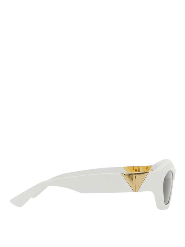 BOTTEGA VENETA: Lunettes de soleil online - Lunettes De Soleil - Blanc