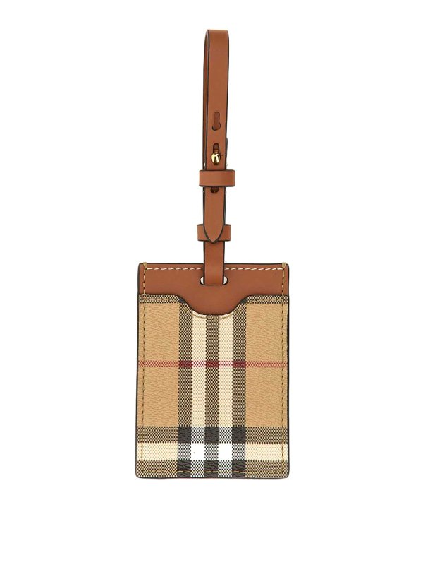 BURBERRY: wallets & purses - Nameplate Check wallet