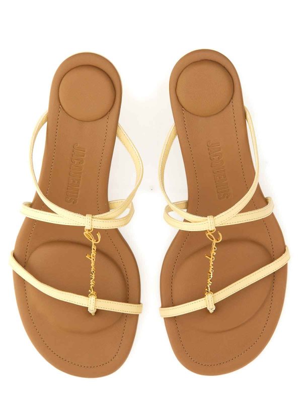 JACQUEMUS: Sandalen online - Sandalen - Weiß