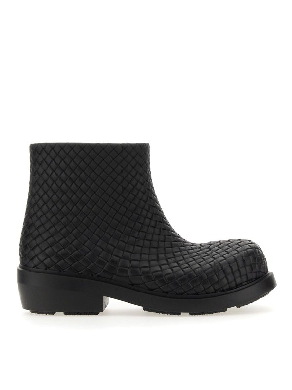 BOTTEGA VENETA: ブーツ - ブーツ - 黒