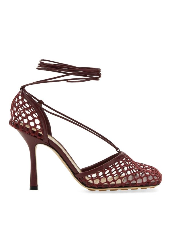 BOTTEGA VENETA: サンダル - サンダル - ダークレッド