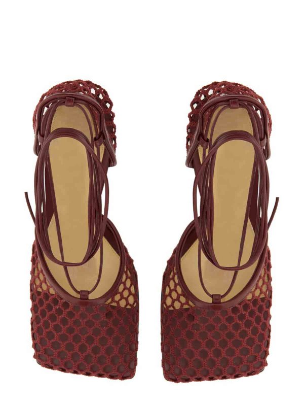 BOTTEGA VENETA: サンダル online - サンダル - ダークレッド