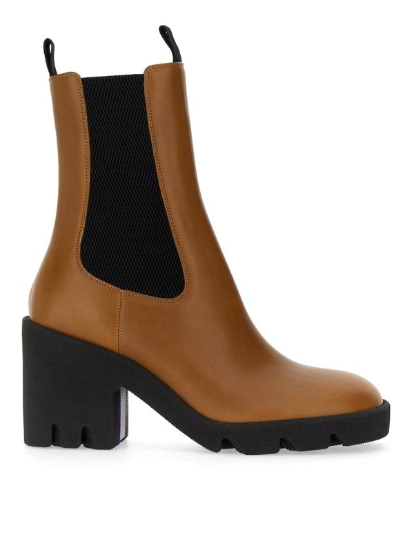 BURBERRY: ankle boots - Leather Boot