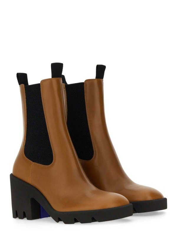 BURBERRY: ankle boots online - Leather Boot