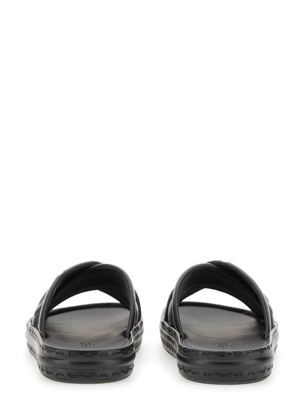 The Best Shops FENDI: sandals - Black Leather Sandal