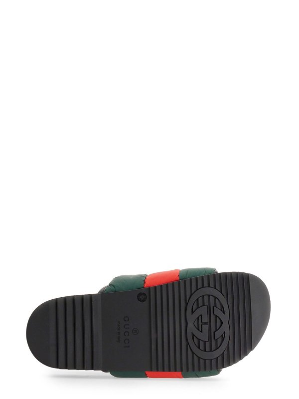 GUCCI buy online Slider Sandal With Web Ribbon