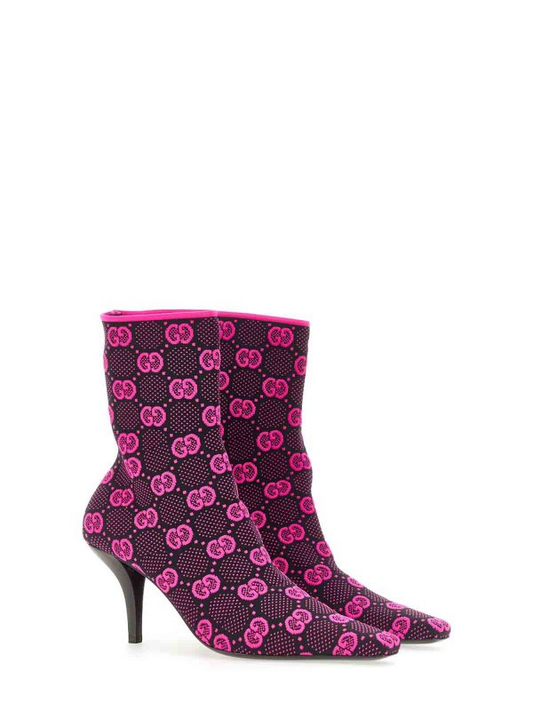 The Best Shops GUCCI: ankle boots - Knitted Boot Gg
