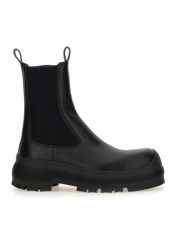 JIL SANDER: Bottines - Bottes - Noir
